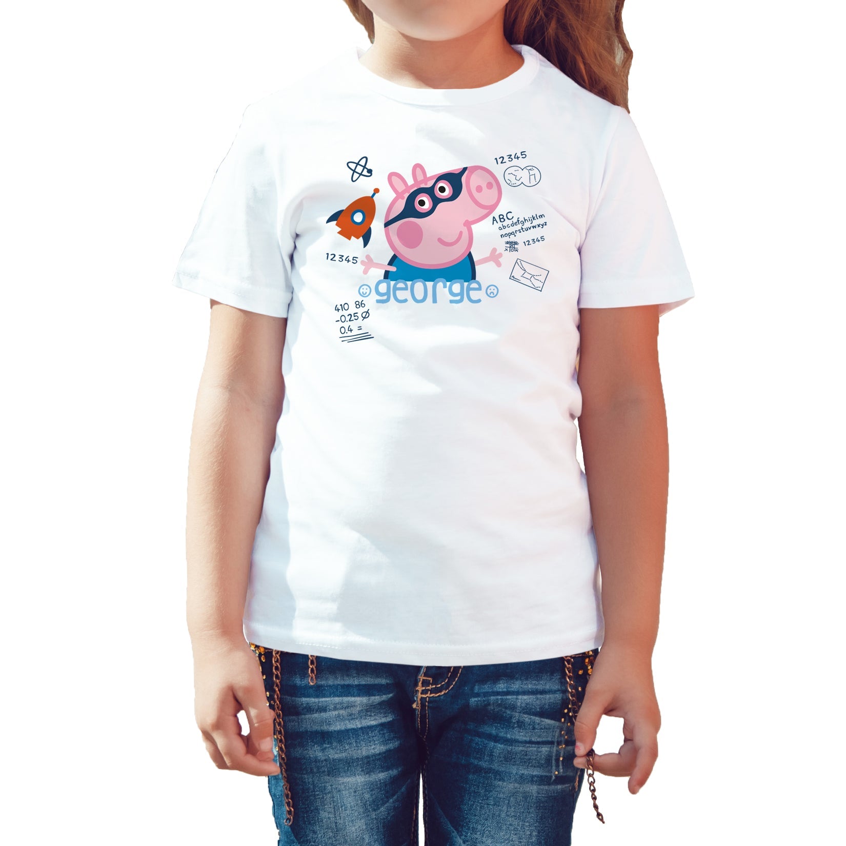 Peppa Pig George Doodle Official Kid's T-Shirt ()