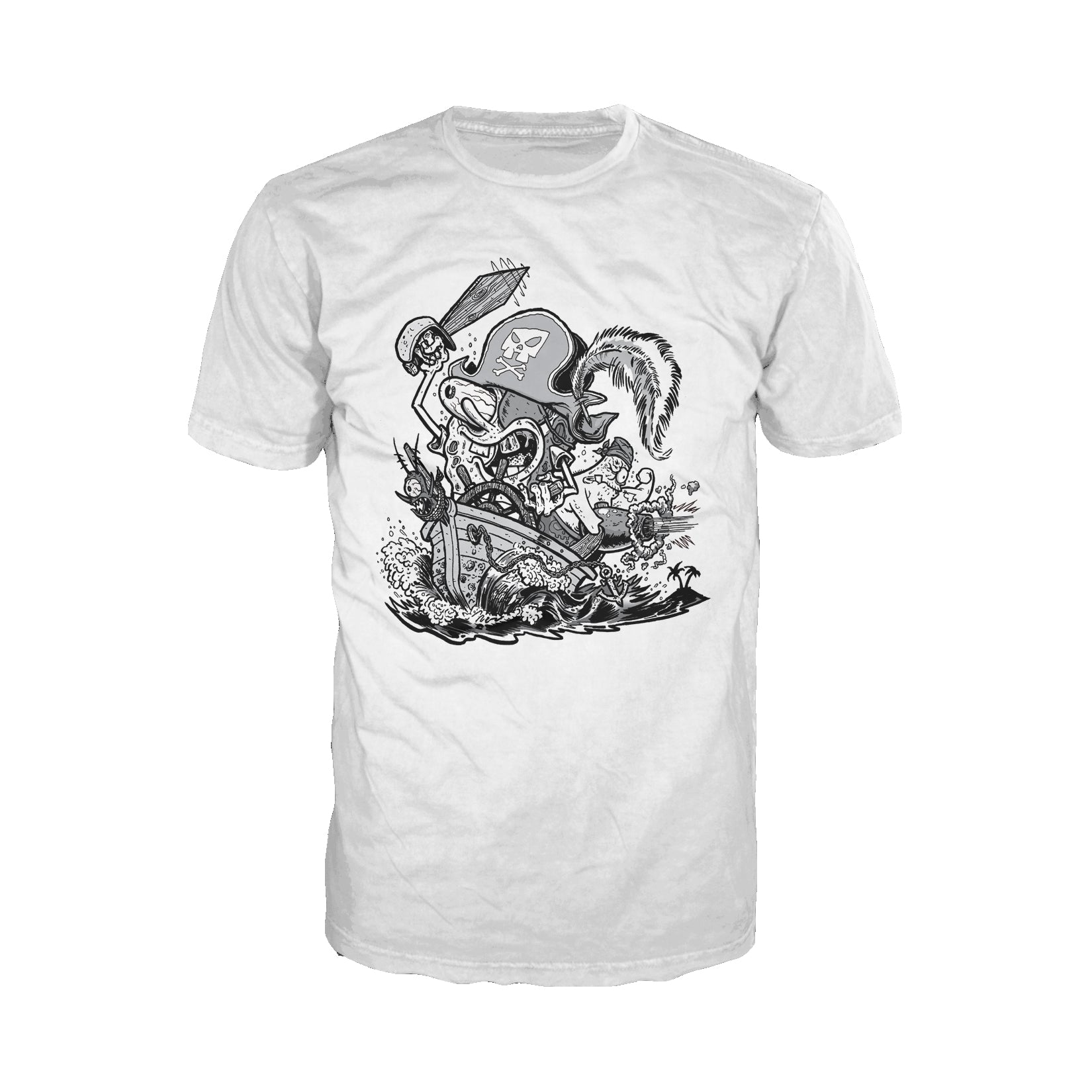 SpongeBob SquarePants Comic Pirate Official Men's T-Shirt ()
