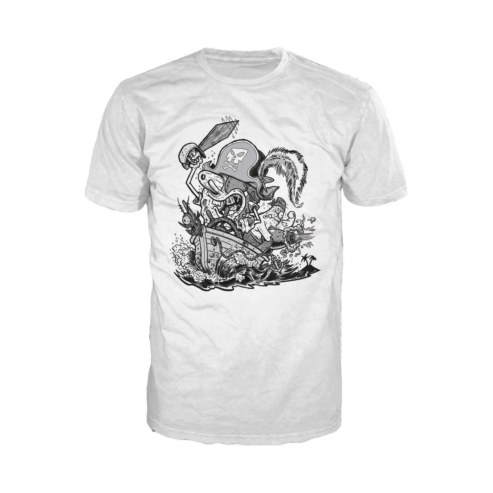 SpongeBob SquarePants Comic Pirate Official Men's T-Shirt ()