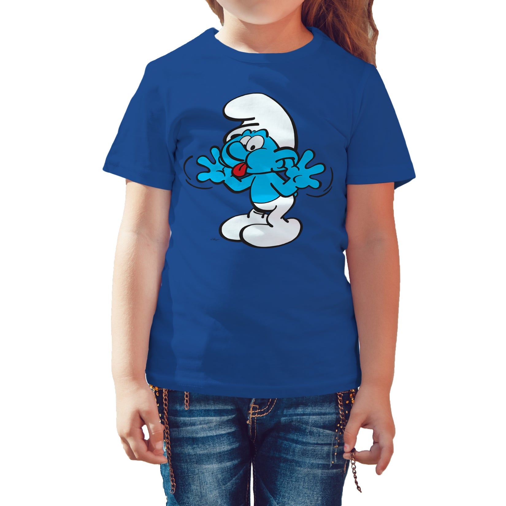The Smurfs Jokey Smurf Tongue Official Kid's T-Shirt ()