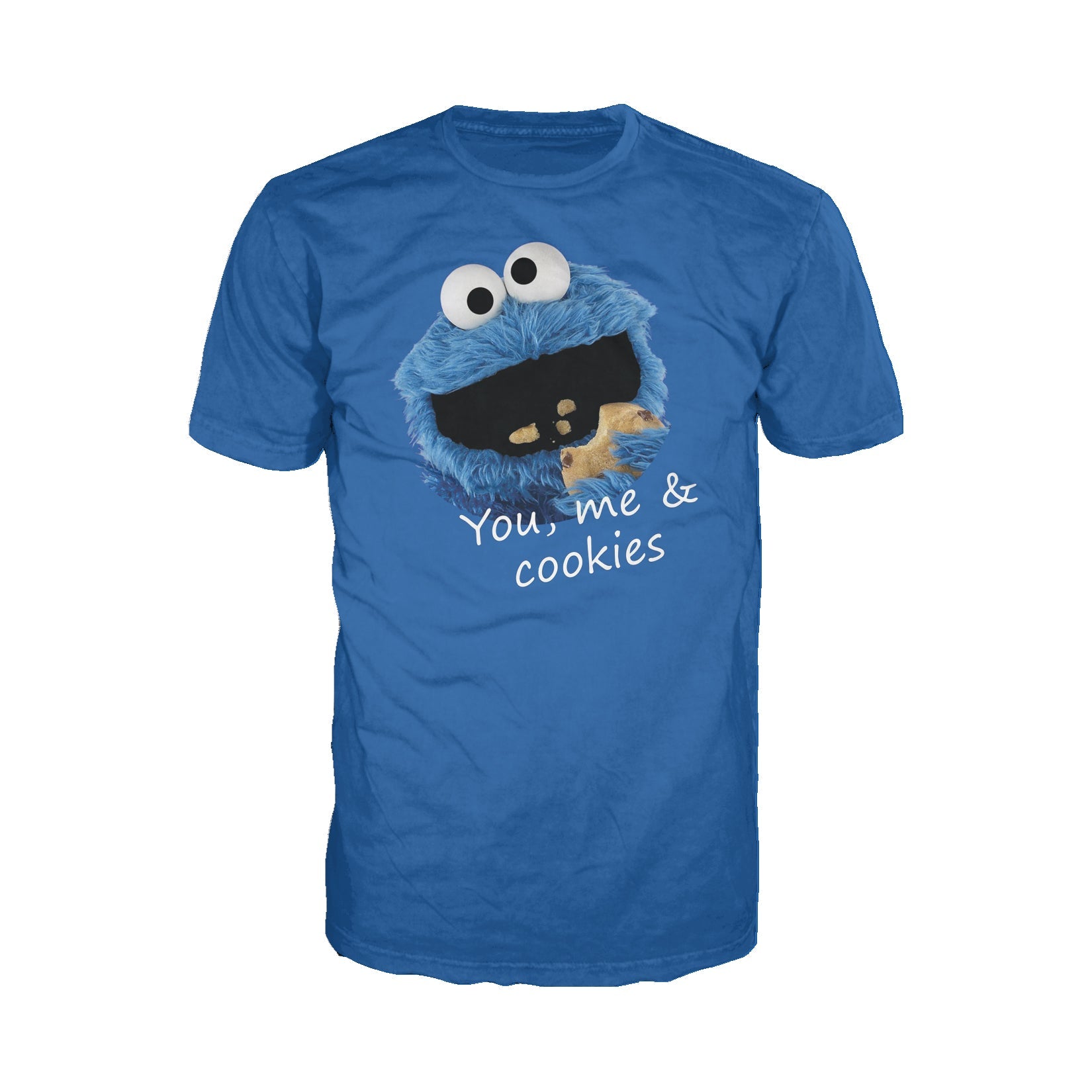 Sesame Street Cookie Monster You & Me Official Men's T-Shirt ()