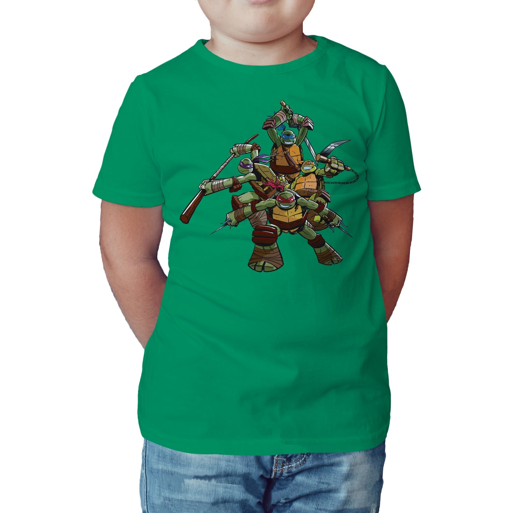 TMNT Gang Pose Official Kids T-shirt ()