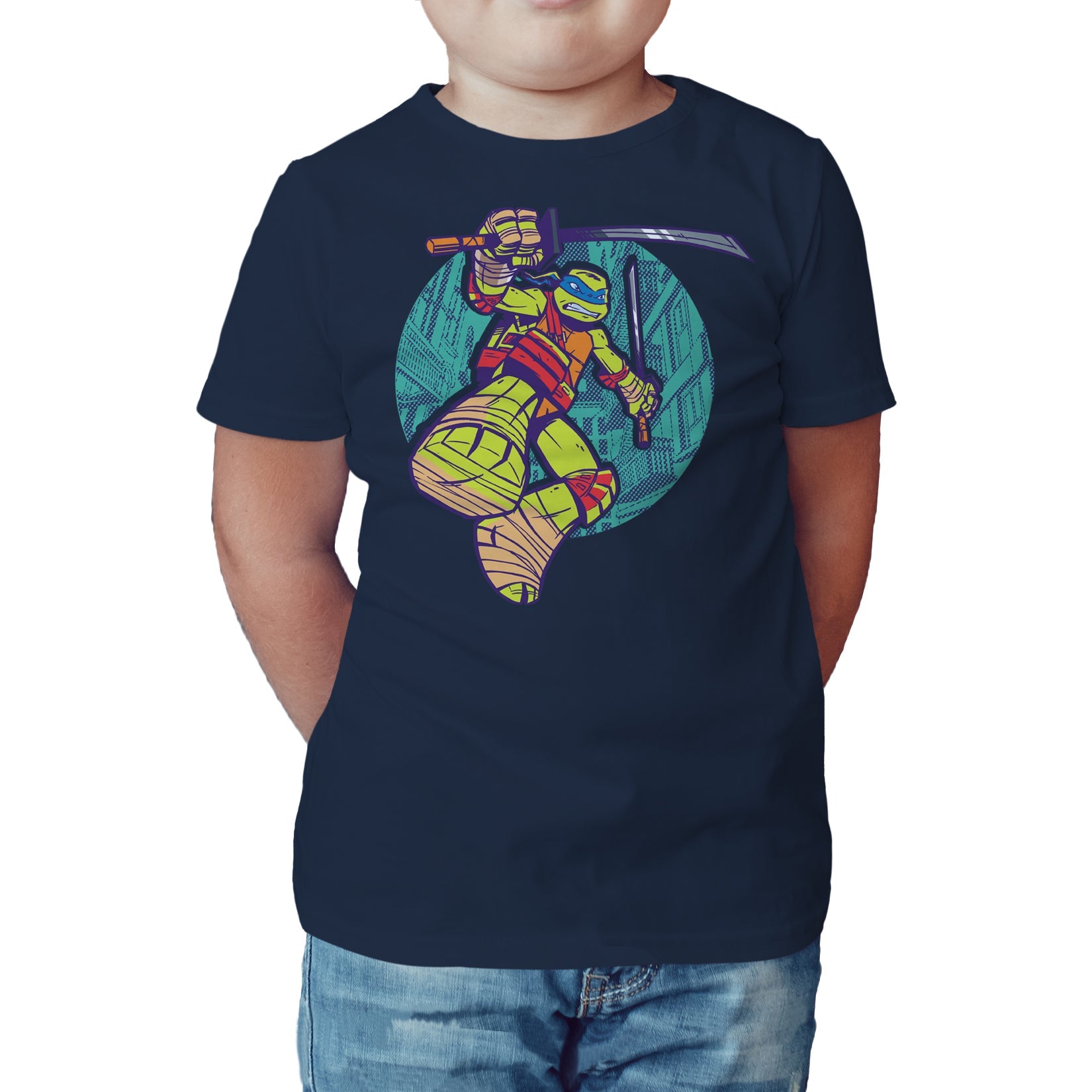 TMNT Leonardo Character Official Kid's T-Shirt ()