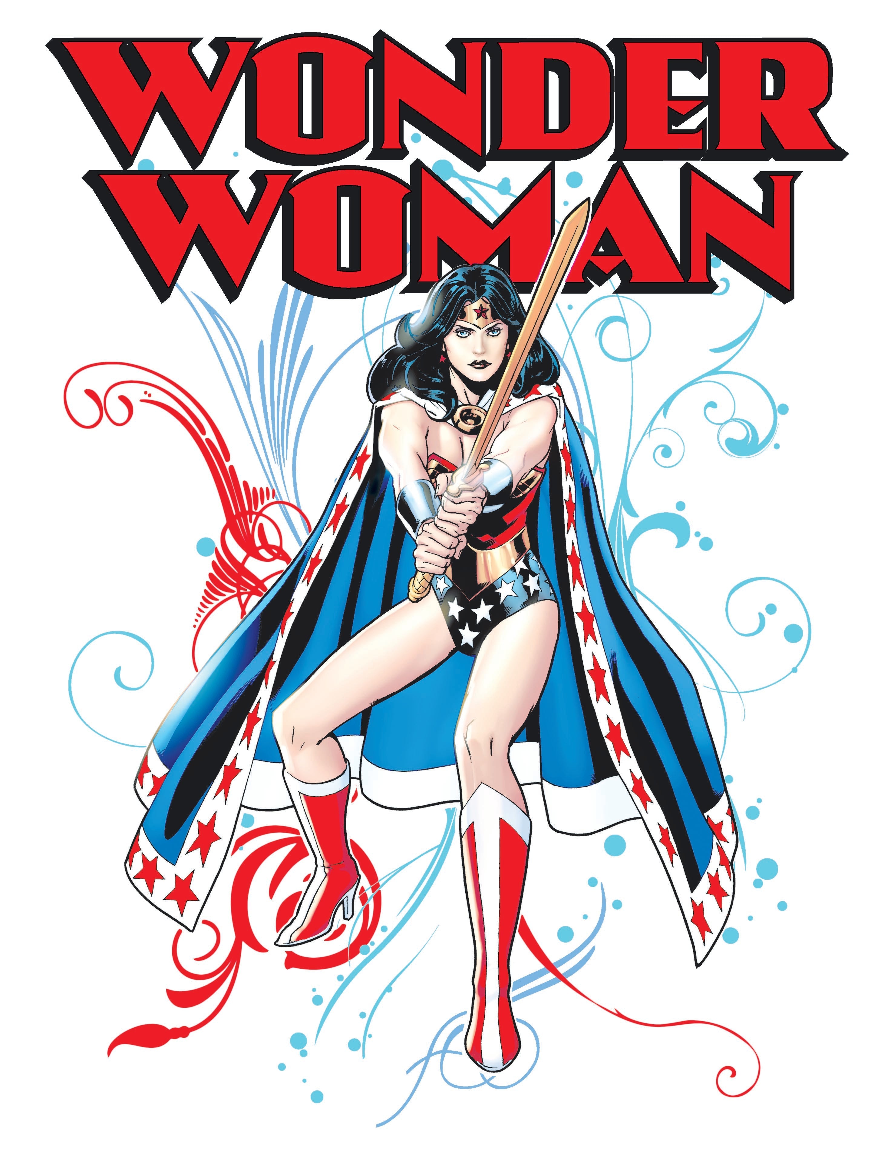 DC Comics Wonder Woman Splash Official Women's T-shirt ()