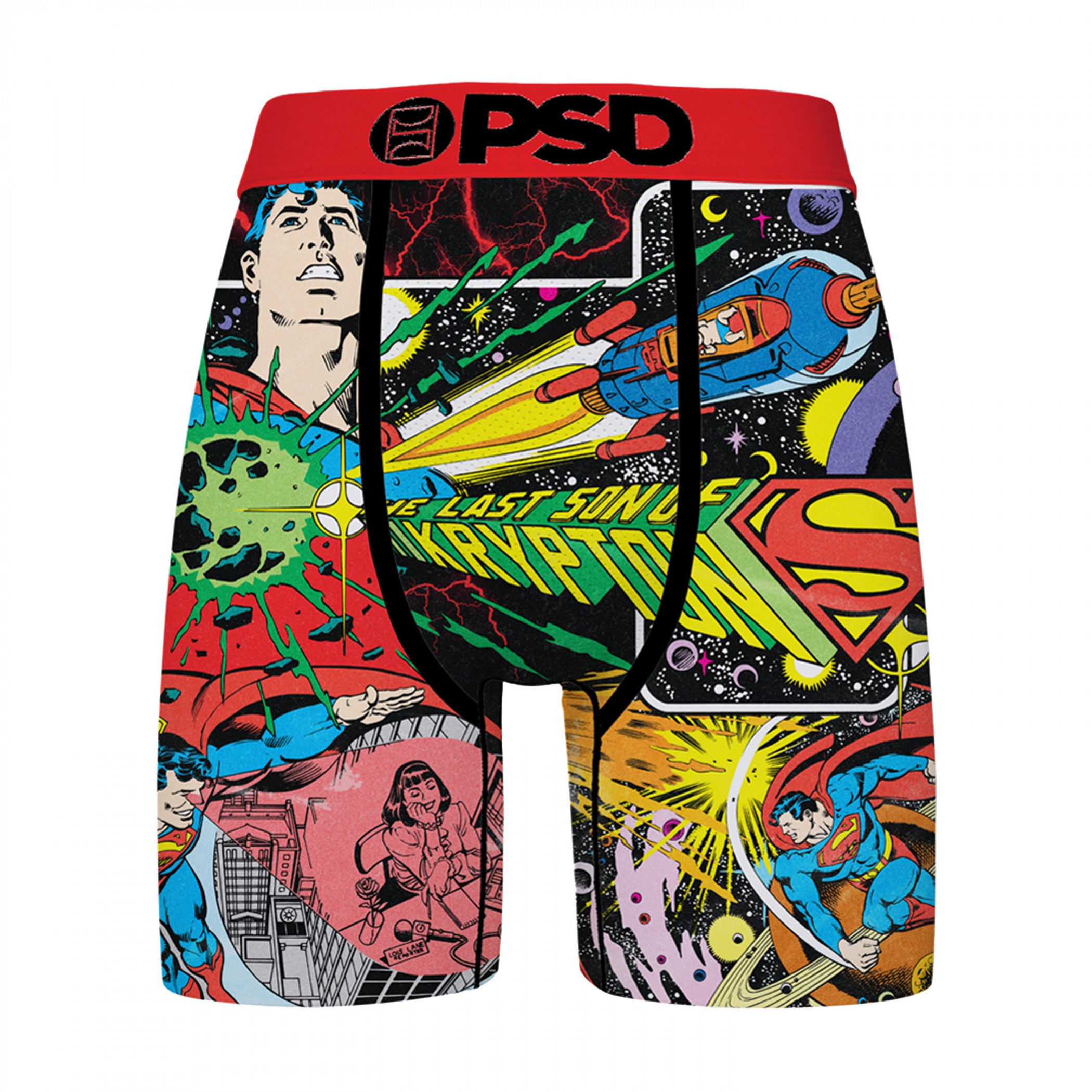 Superman Son of Krypton Comic Art PSD Boxer Briefs