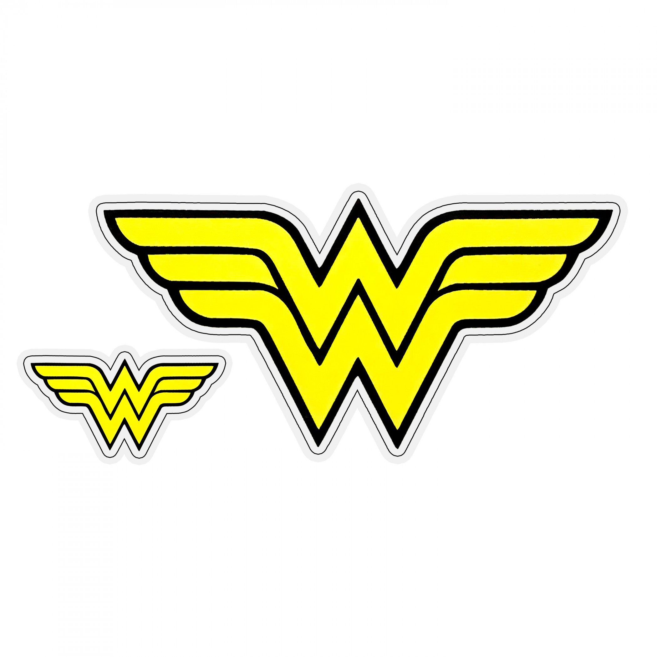 Wonder Woman Stick On Decal