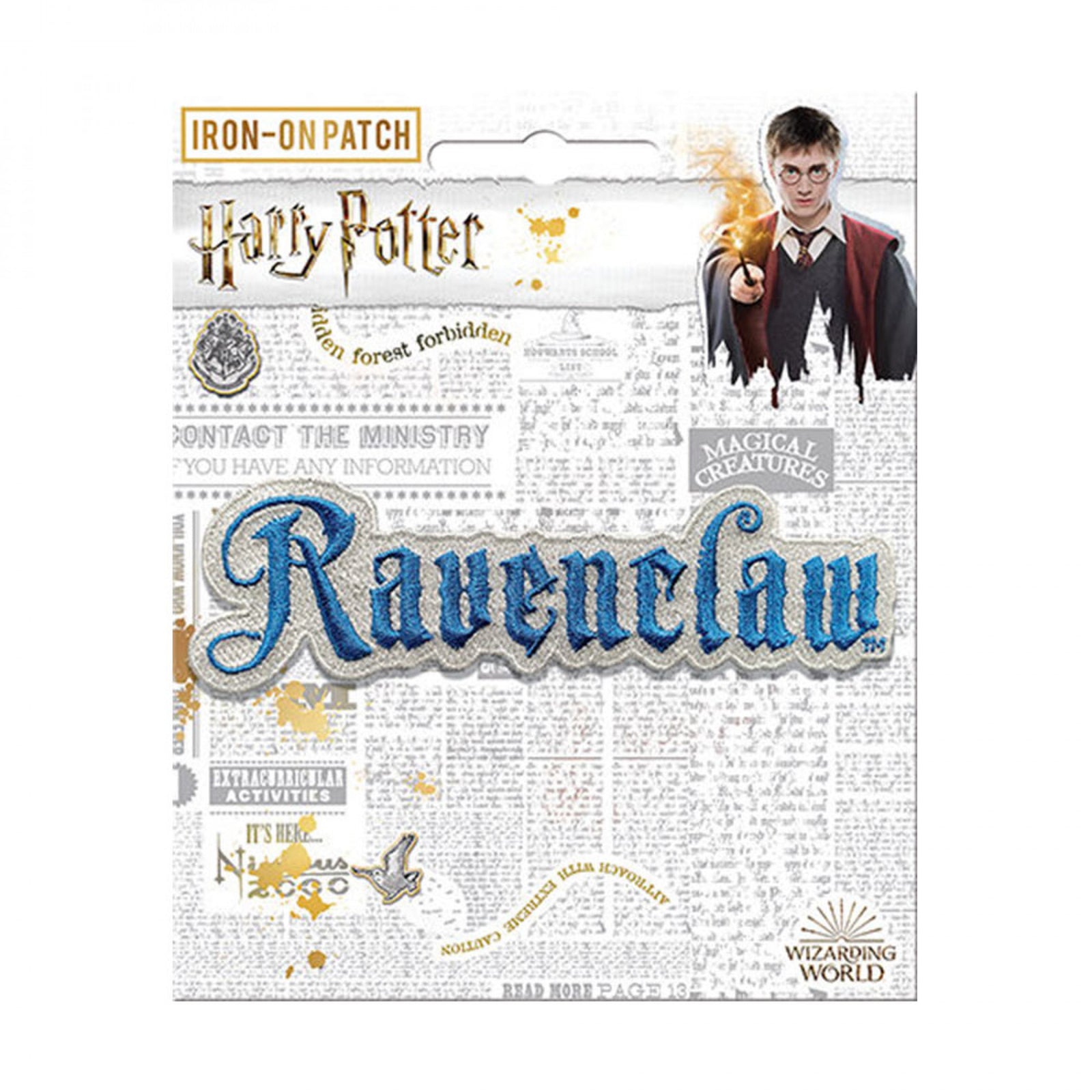 Harry Potter Ravenclaw Text Iron On Patch