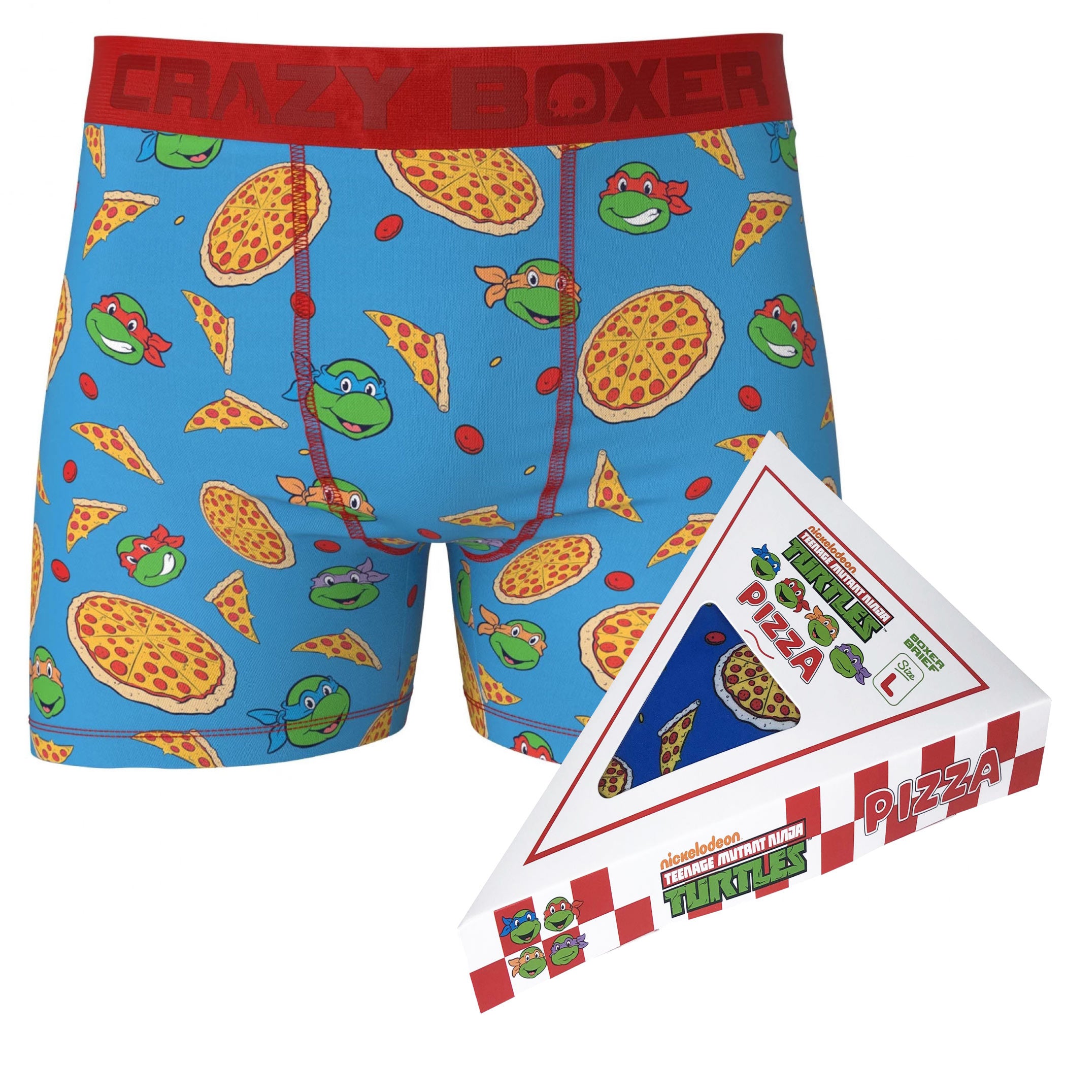 Teenage Mutant Ninja Turtle Boxer Briefs in Pizza Box