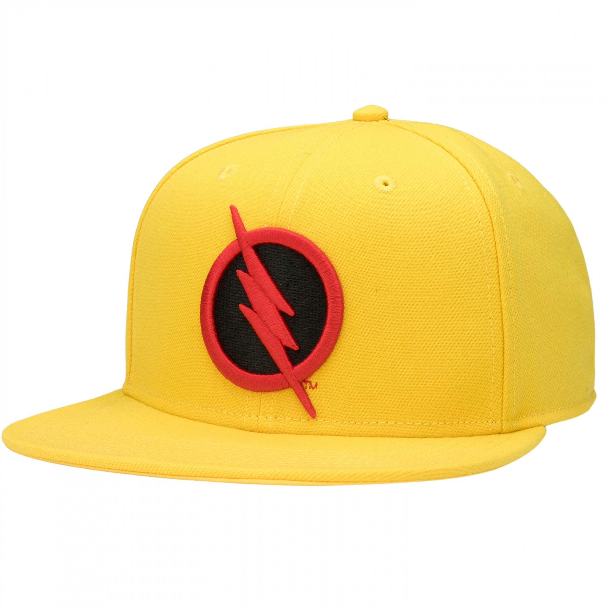 Reverse Flash Logo Flat Bill Snapback Hat
