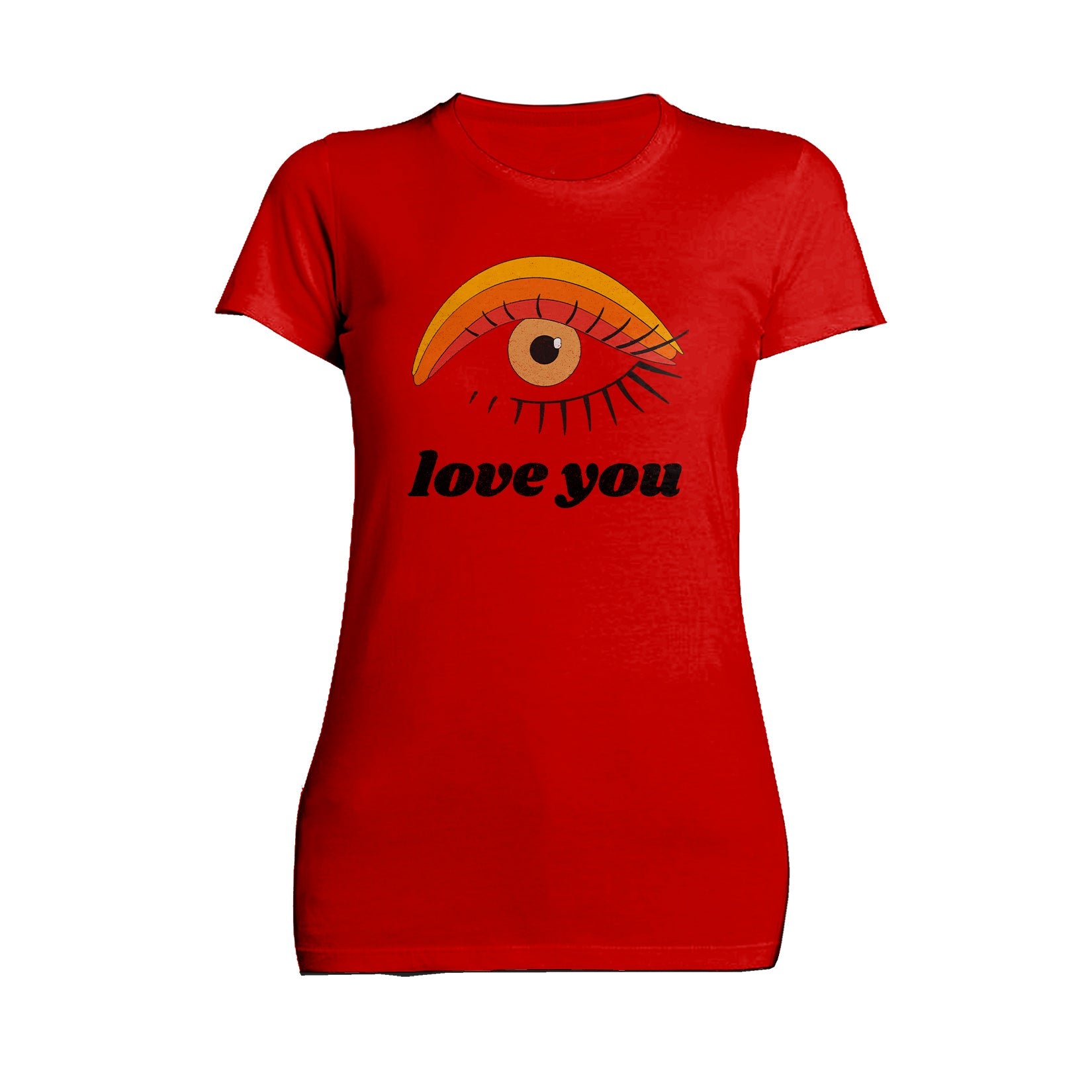 Vintage Valentine Eye Love You Women's T-shirt