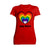 Vintage Valentine Rainbow Heart My Love Women's T-shirt