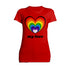 Vintage Valentine Rainbow Heart My Love Women's T-shirt