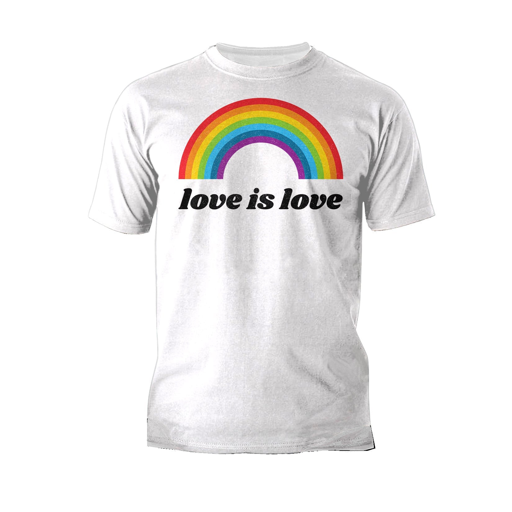 Vintage Valentine Rainbow Love Is Love Men's T-shirt