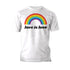 Vintage Valentine Rainbow Love Is Love Men's T-shirt