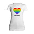 Vintage Valentine Rainbow My Heart Women's T-shirt