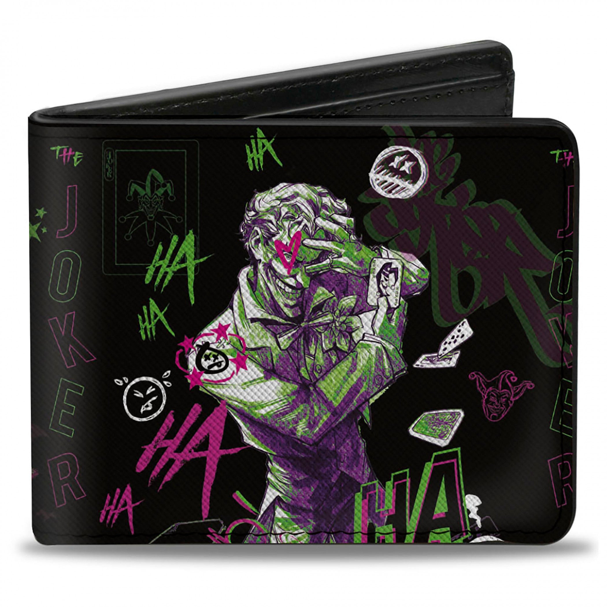 Joker The Clown Prince of Crime Bi-Fold Wallet