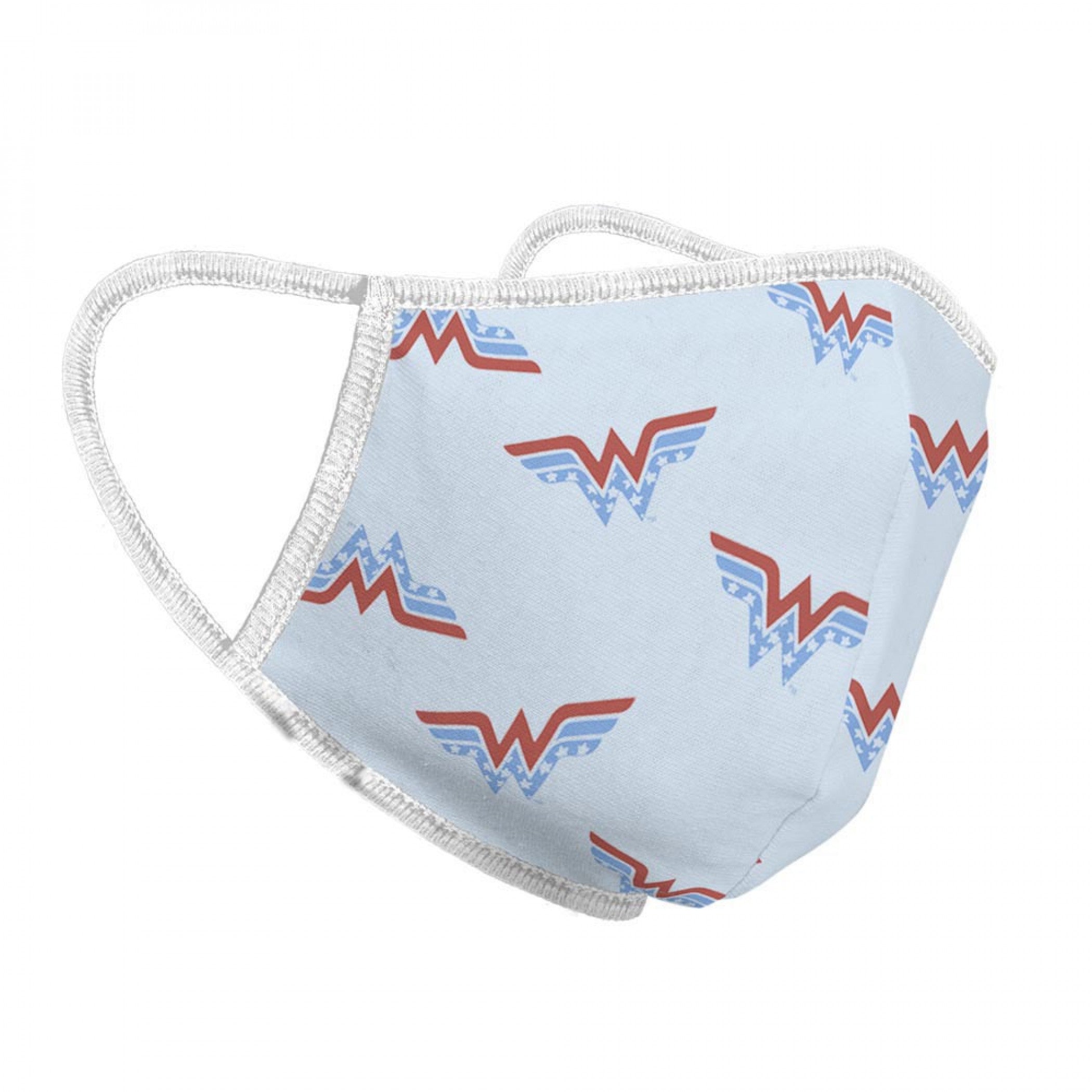 Wonder Woman Symbols All Over Print Face Mask