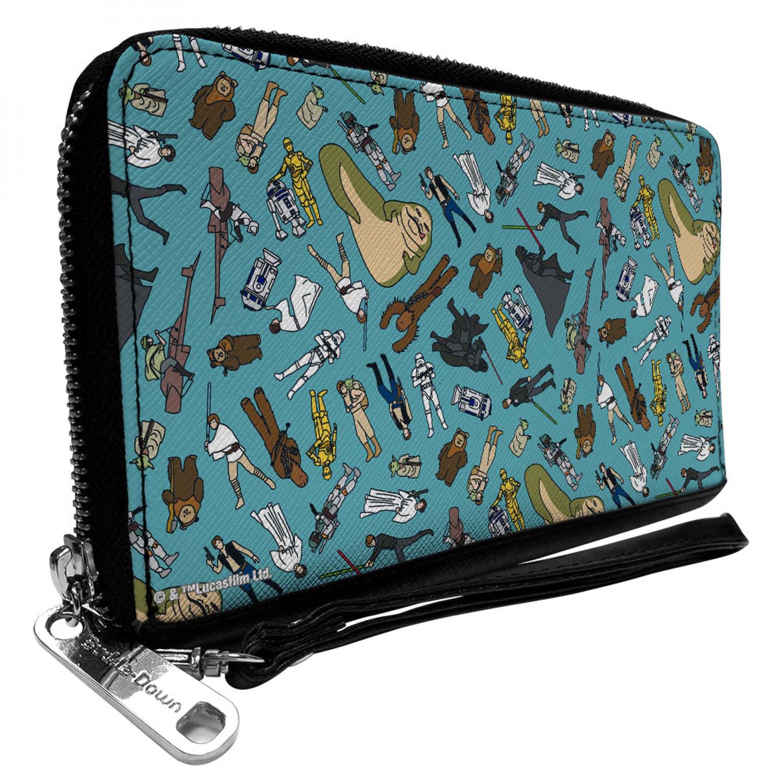 Star Wars Original Trilogy Characters PU Leather Zip Around Wallet