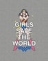 DC Comics Wonder Woman Girls Save World Official Men's T-Shirt