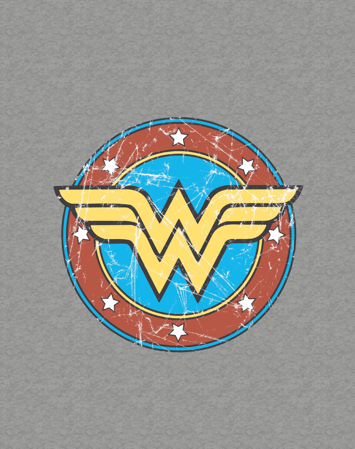 DC Comics Wonder Woman Logo Circle Dist Official Men's T-Shirt