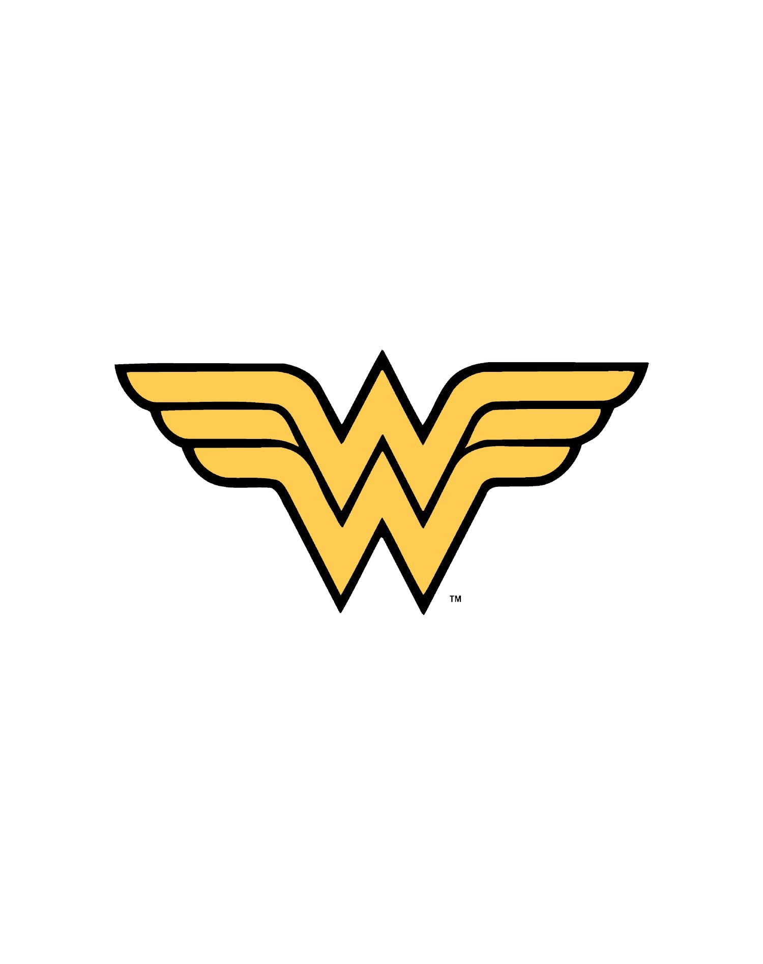DC Comics Wonder Woman Logo Classic Official Men's T-Shirt