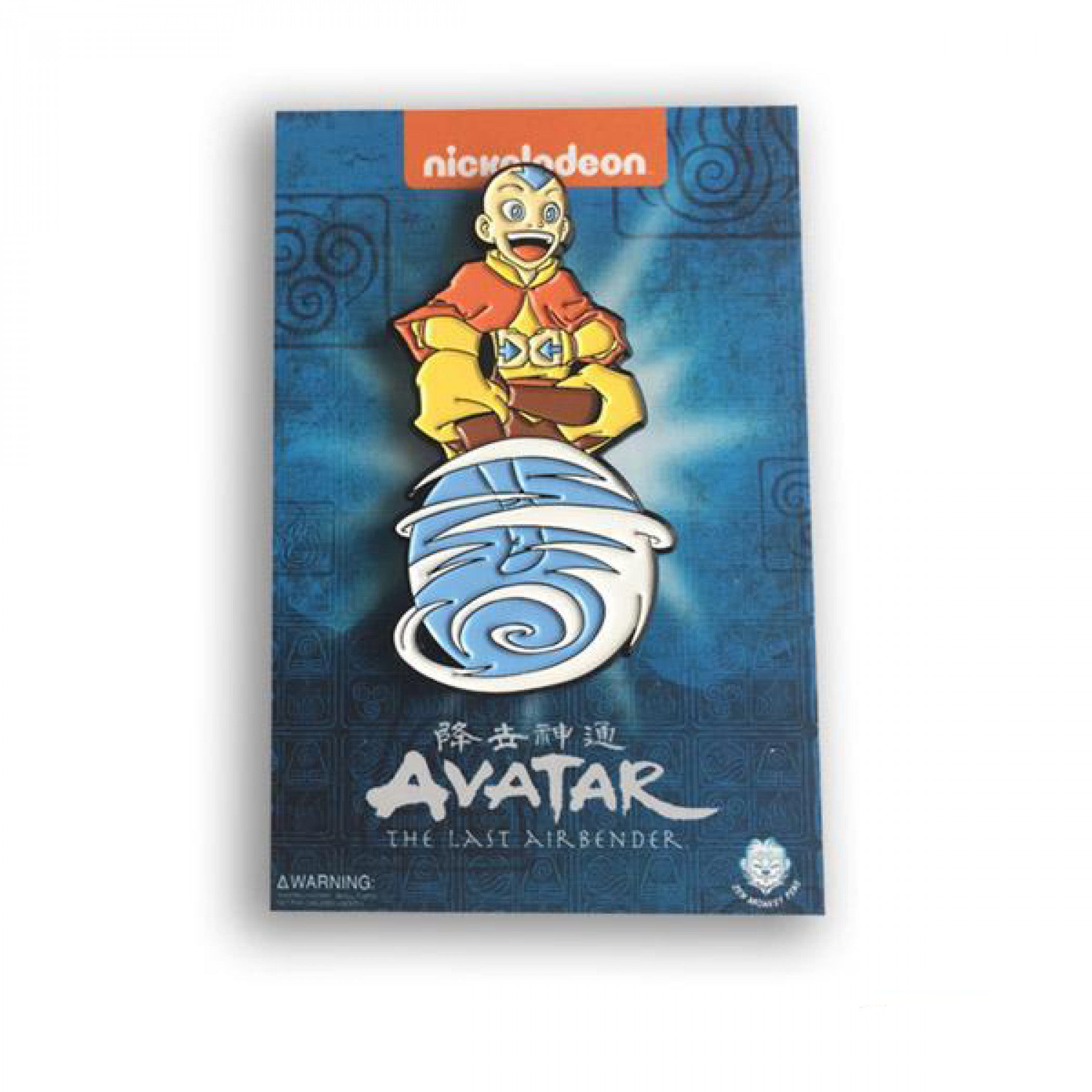 Avatar: The Last Airbender Aang on Air Scooter Enamel Pin