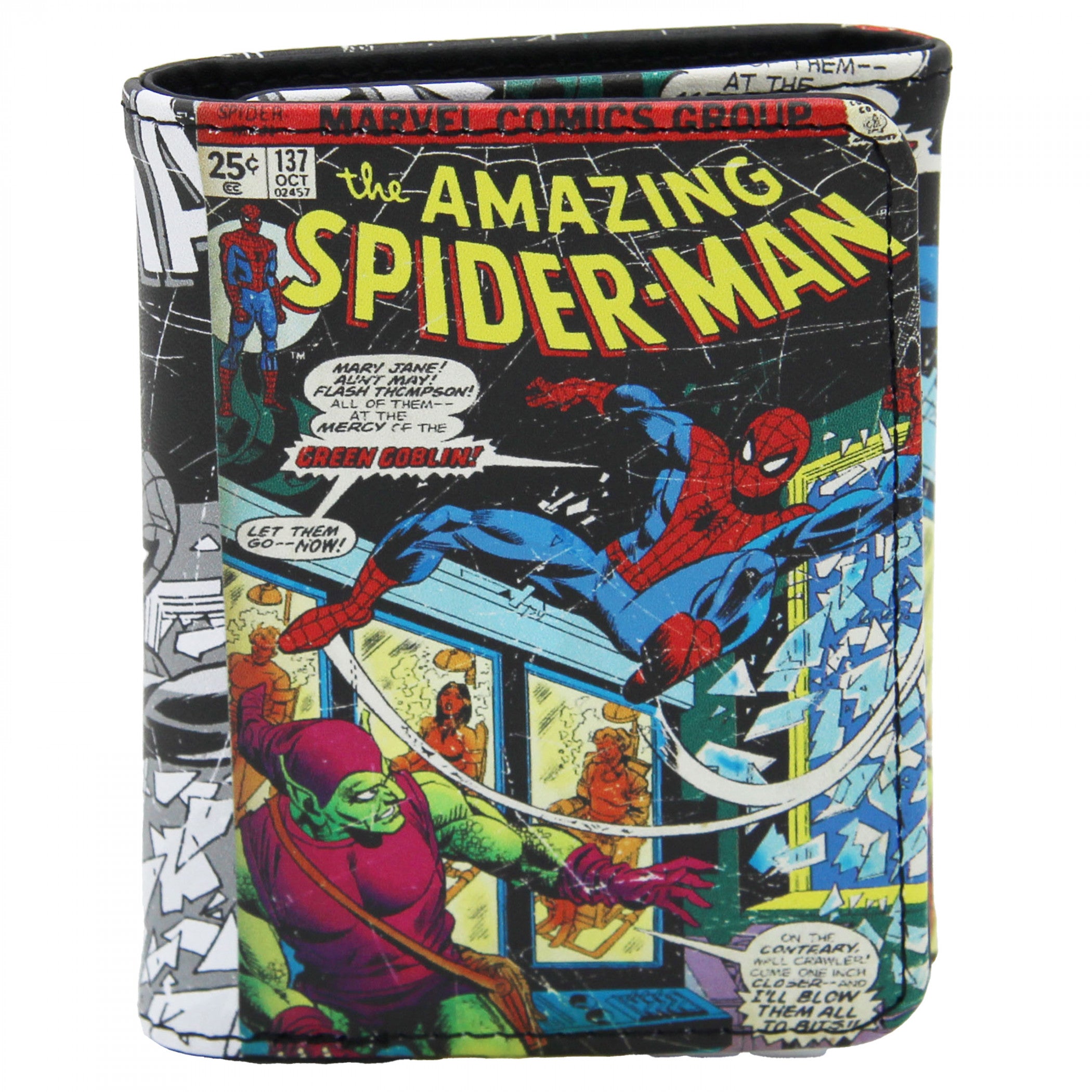 The Amazing Spider-Man Comic #137 Trifold Wallet