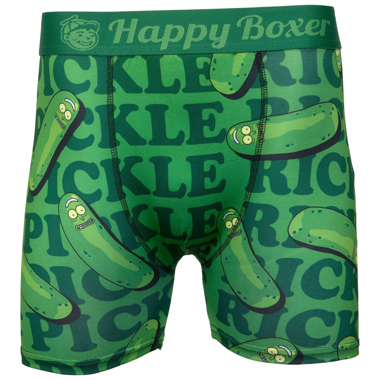 Rick and Morty Pickle Rick Happy Boxer Briefs Underwear
