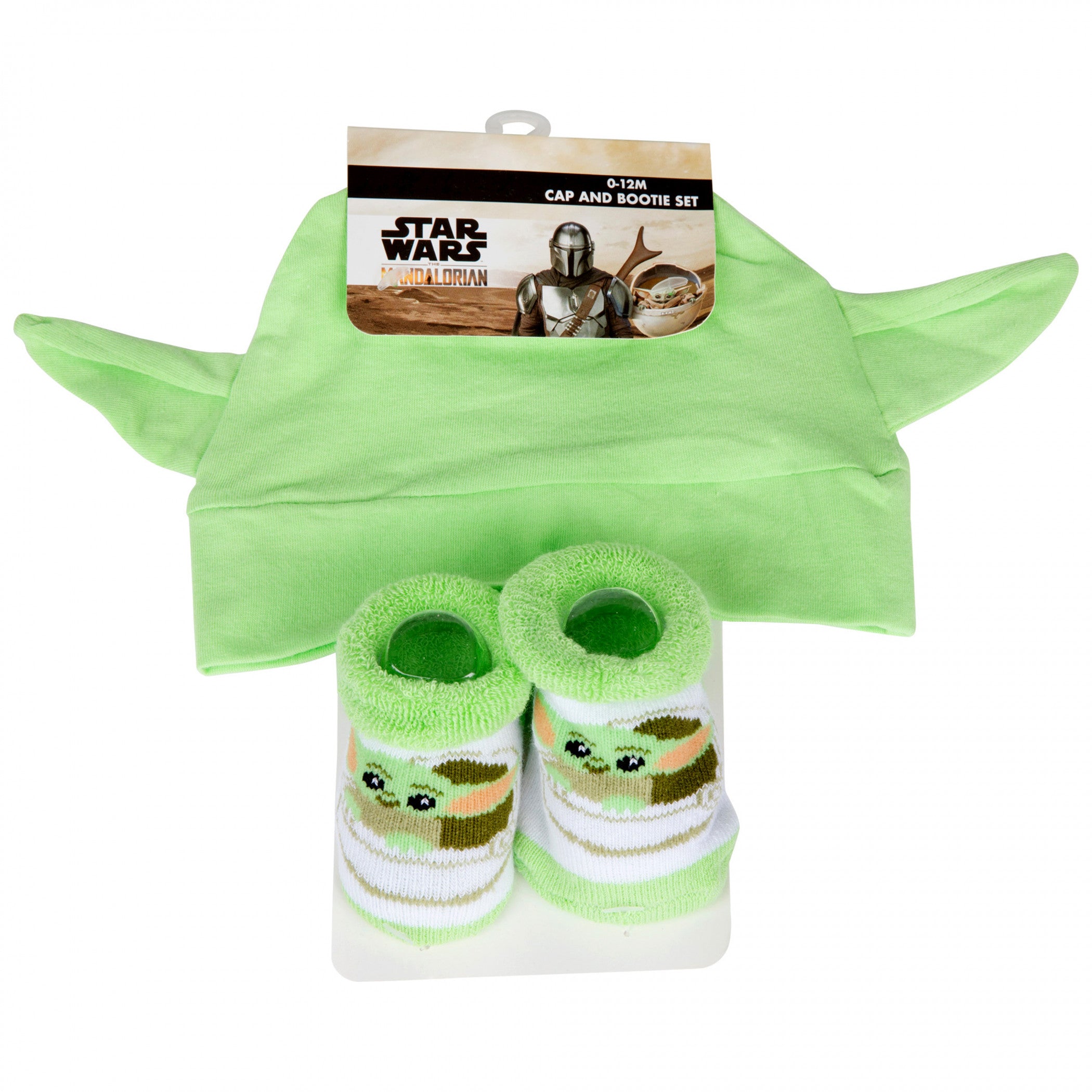 Star Wars The Mandalorian The Child Grogu 2-Piece Hat and Sock Set