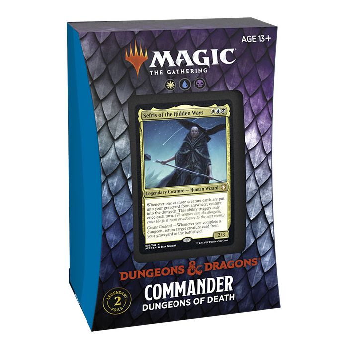 Magic The Gathering Adventures In The Forgotten Realms Commander Deck Dungeons Of Death