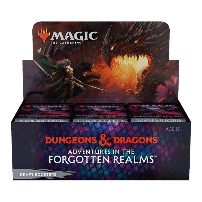 Magic The Gathering Adventures In The Forgotten Realms Draft Booster Box