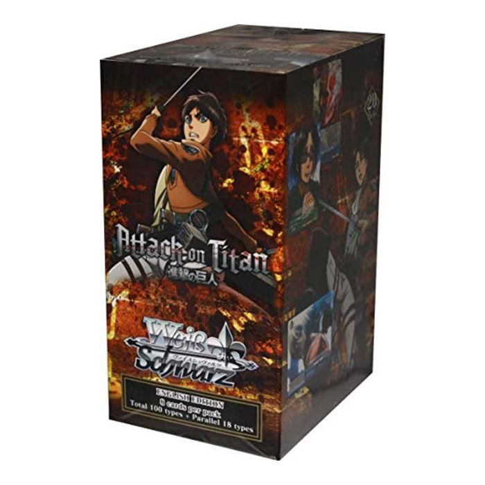 Weiss Schwarz Attack On Titan Vol 1 Reprint Booster Box 20 Packs