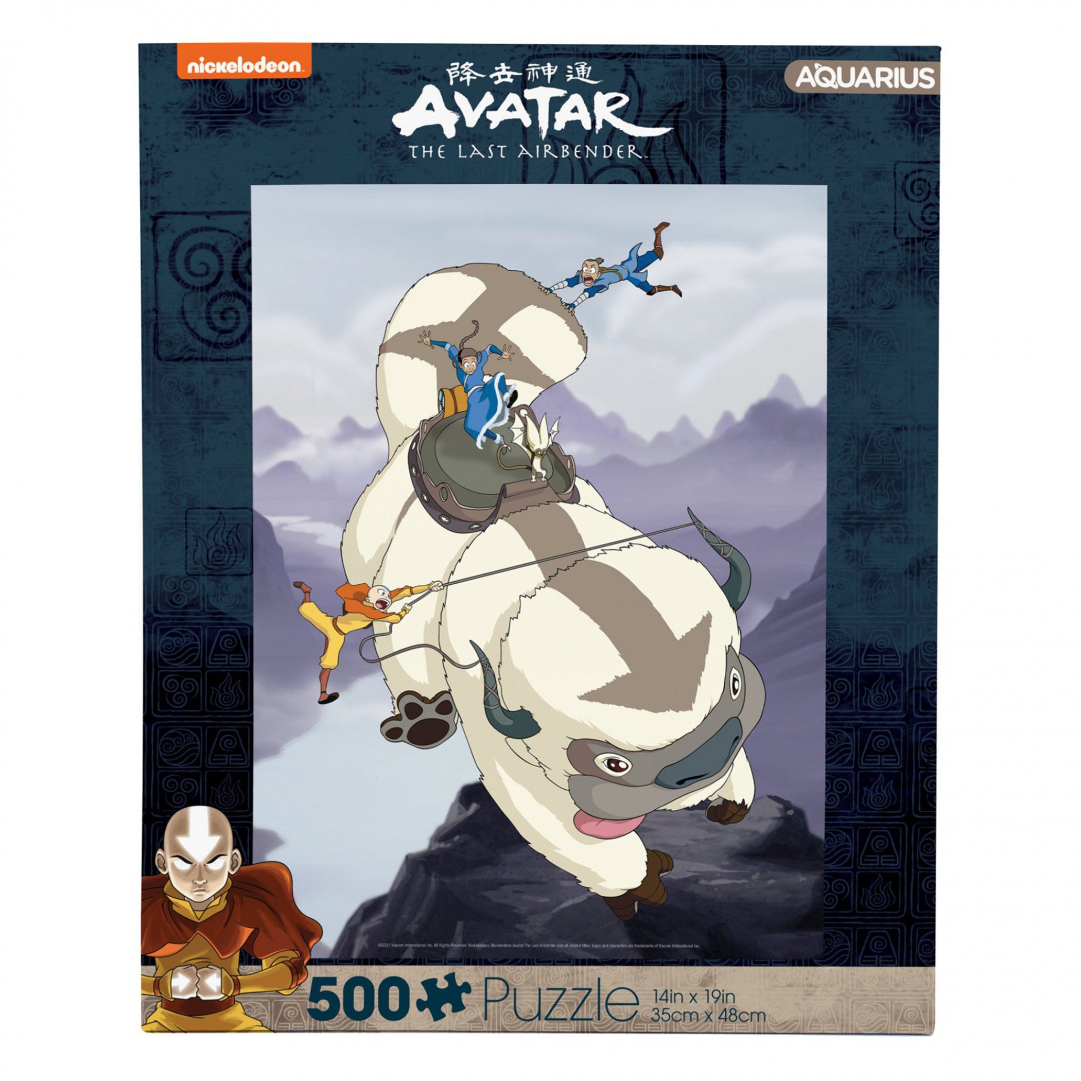 Avatar: The Last Airbender Appa and Gang 500 Piece Puzzle