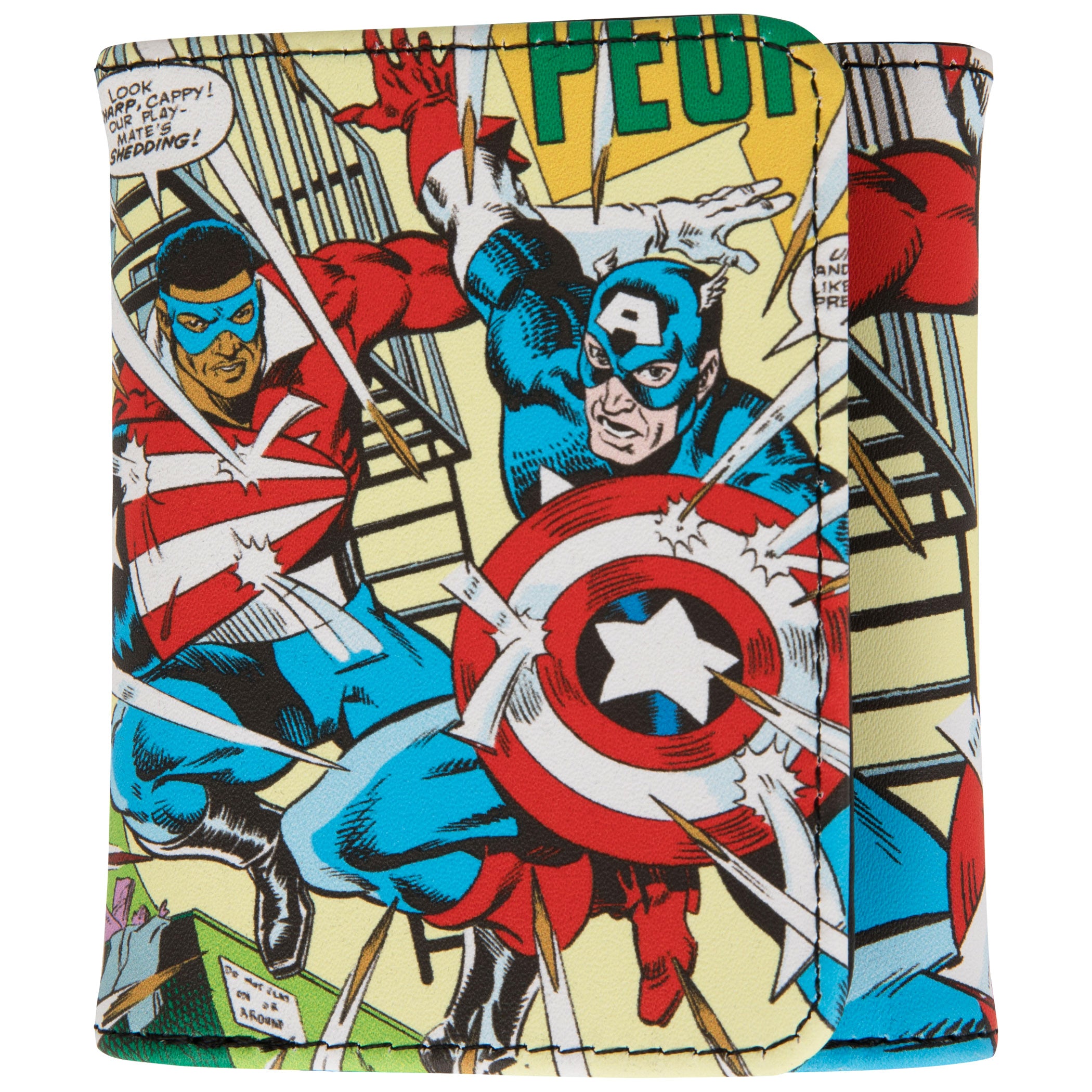 Captain America and Samual Wilson Trifold Wallet