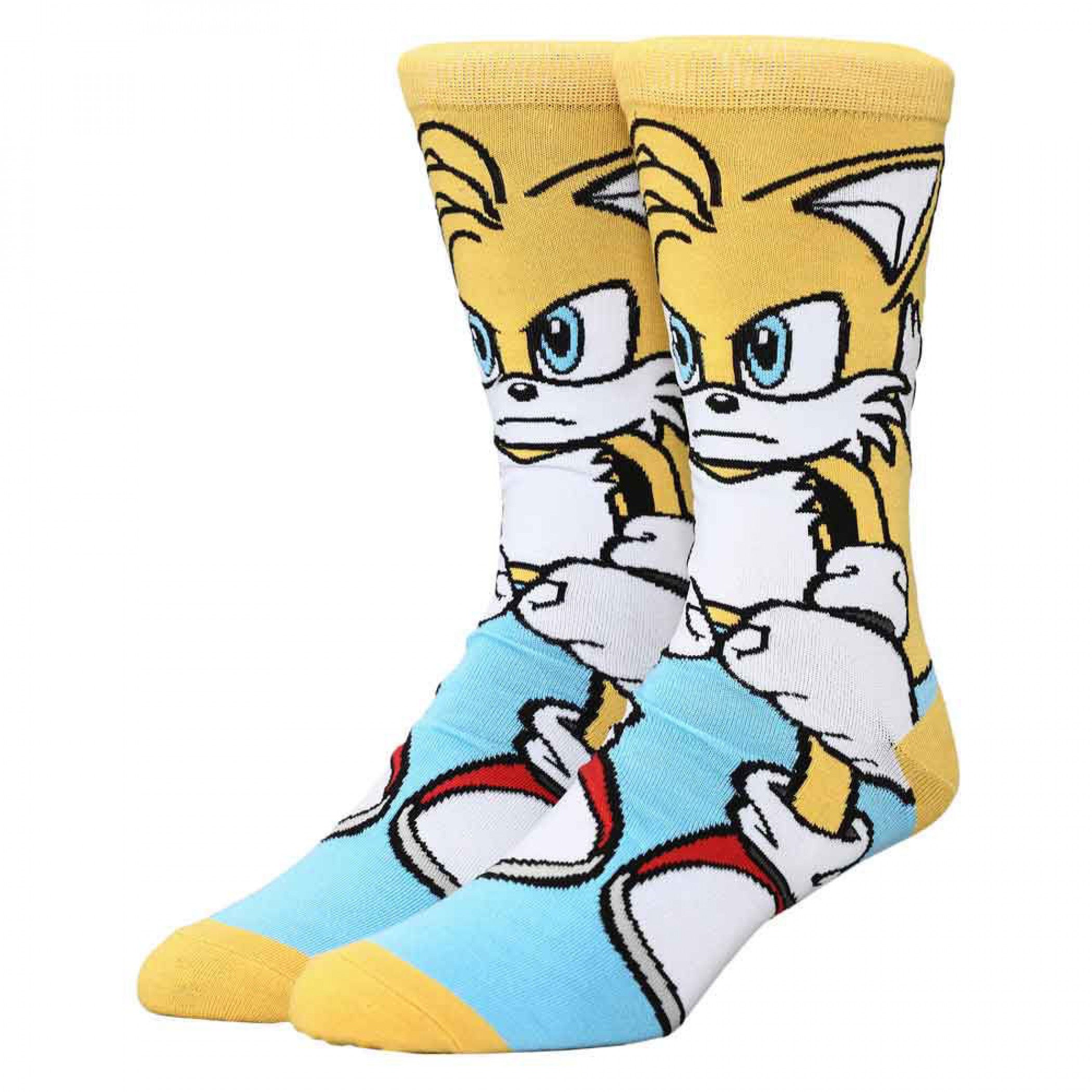 Sonic The Hedgehog Tails 360 Character Crew Socks