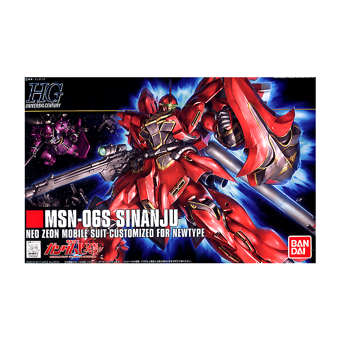 Gundam UC (Unicorn) 1/144 HGUC MSN-06S SINANJU