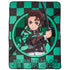 Demon Slayer Tanjiro Kamado Character Art Throw Blanket