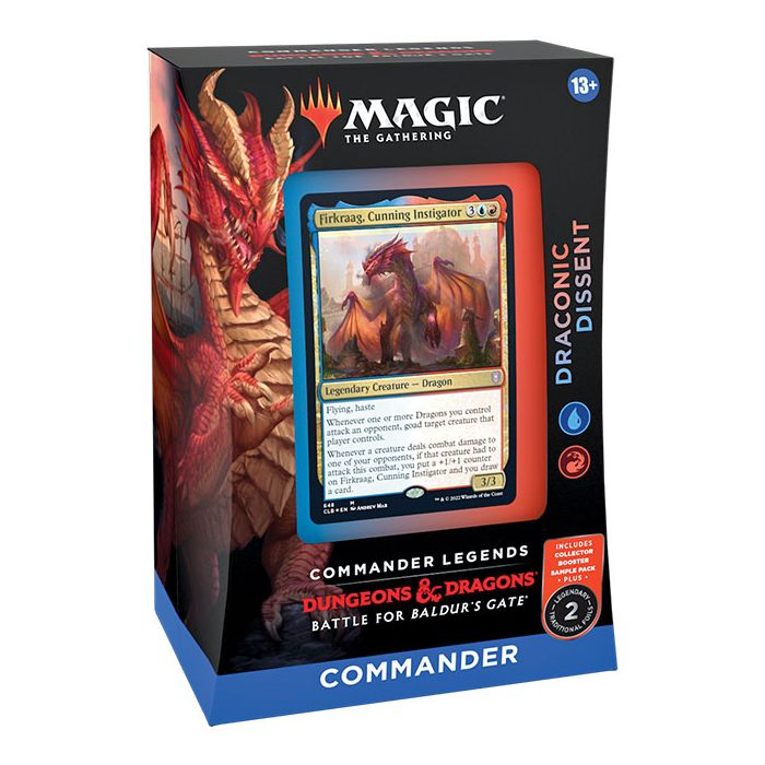 Magic The Gathering Commander Legends Battle For Baldur's Gate Commander Deck Draconic Dissent