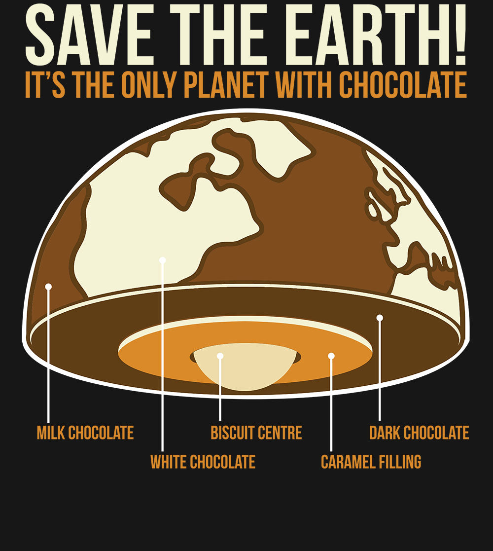 Weird Science Save The Earth - Chocolate Official Men's T-Shirt ()