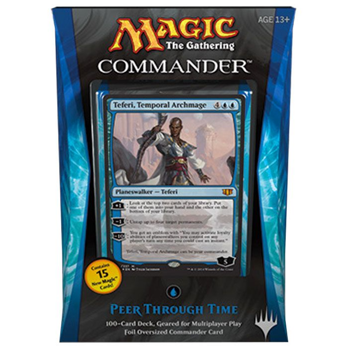 Magic The Gathering Commander Deck 2014 Peer Through Time Blue