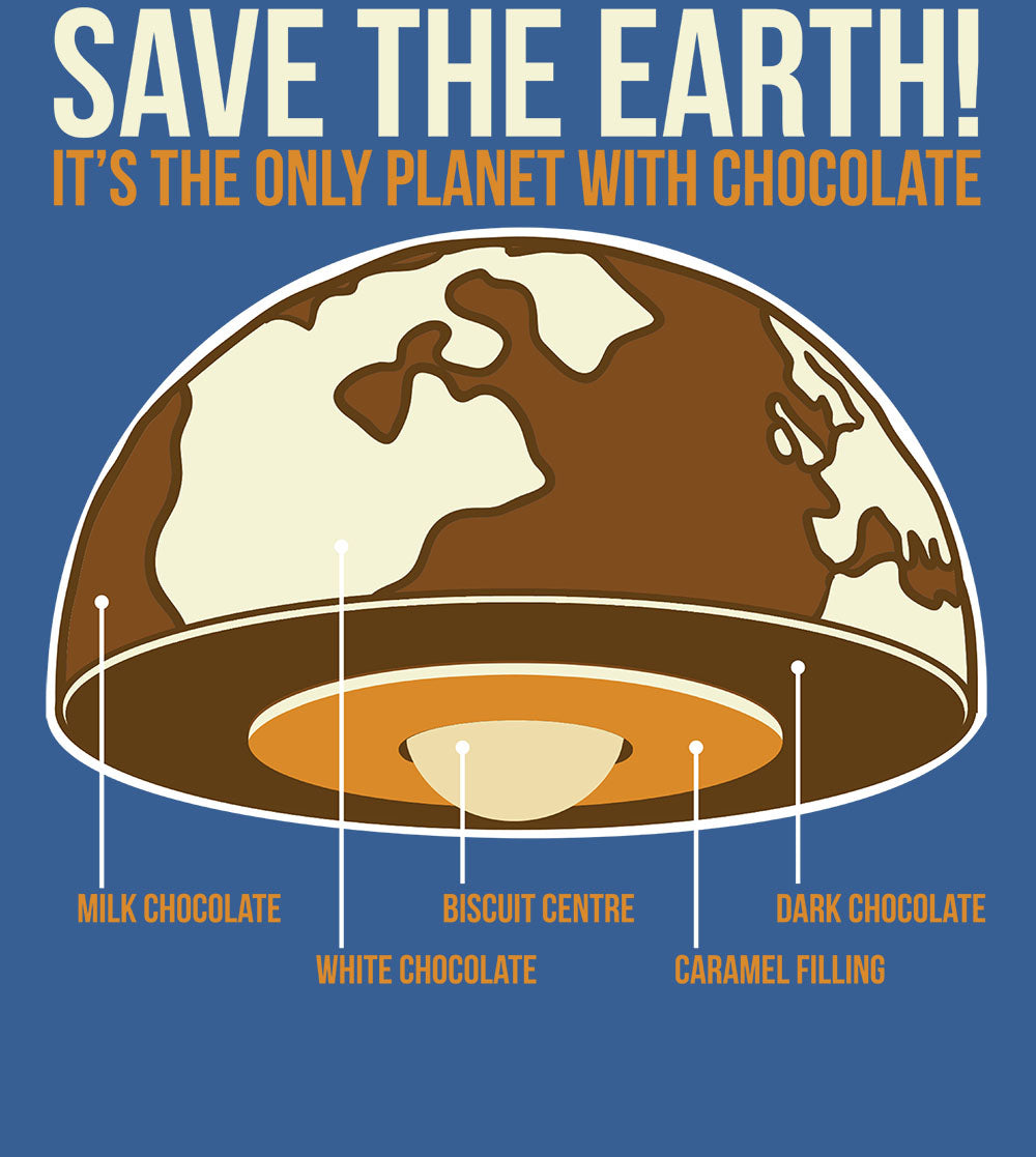 Weird Science Save The Earth - Chocolate Official Men's T-Shirt ()