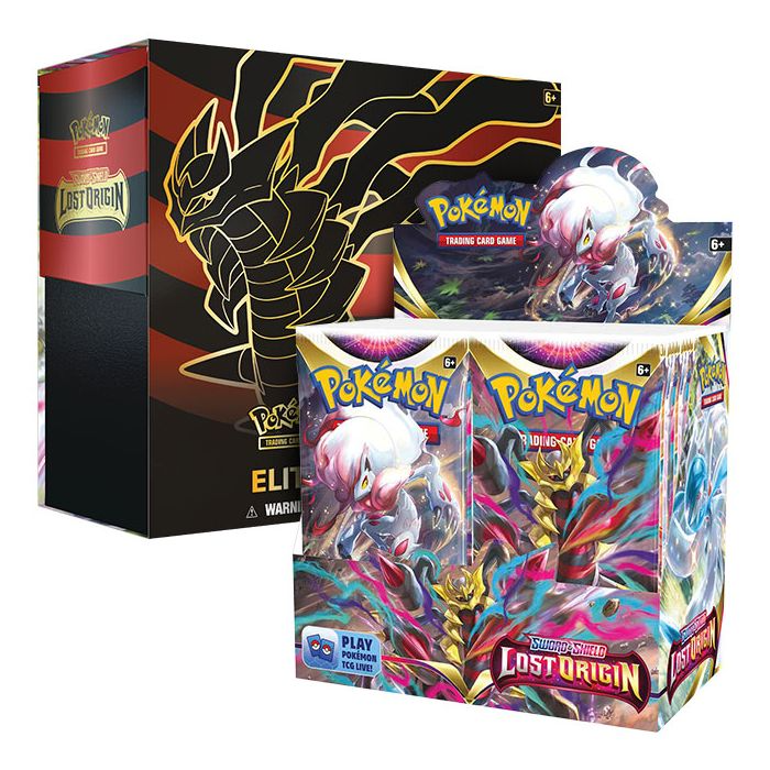 Pokemon Sword & Shield Lost Origin Booster Box & Elite Trainer Box