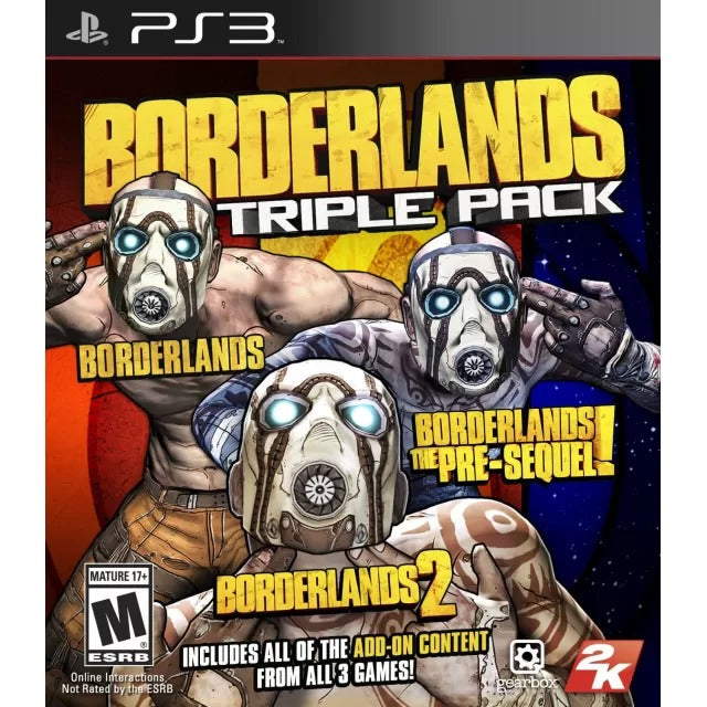 Borderlands Triple Pack  PlayStation 3