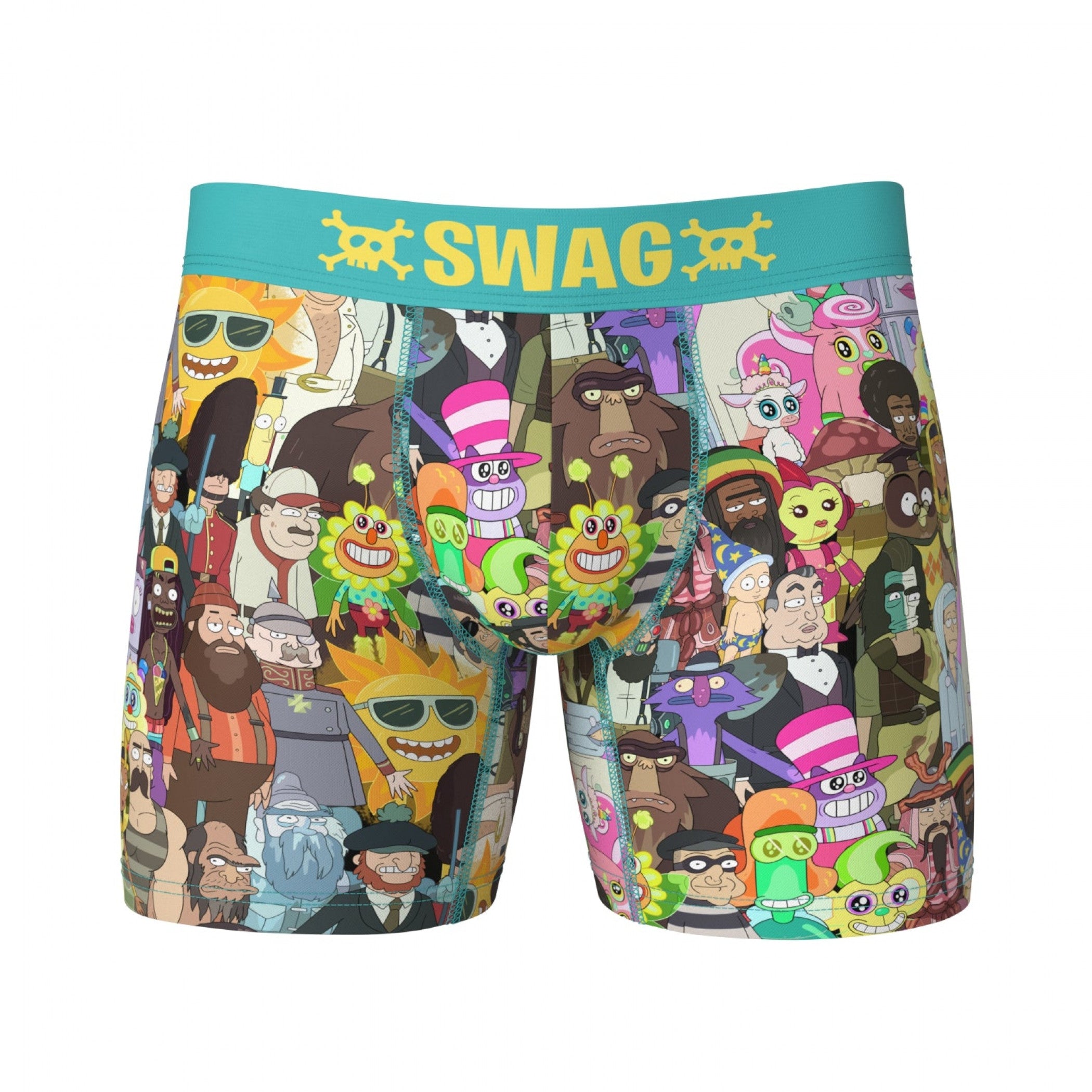 Rick and Morty Cast Collage SWAG Boxer Briefs