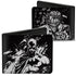 Batman and The Joker Black and White Sketch Bi-Fold Wallet