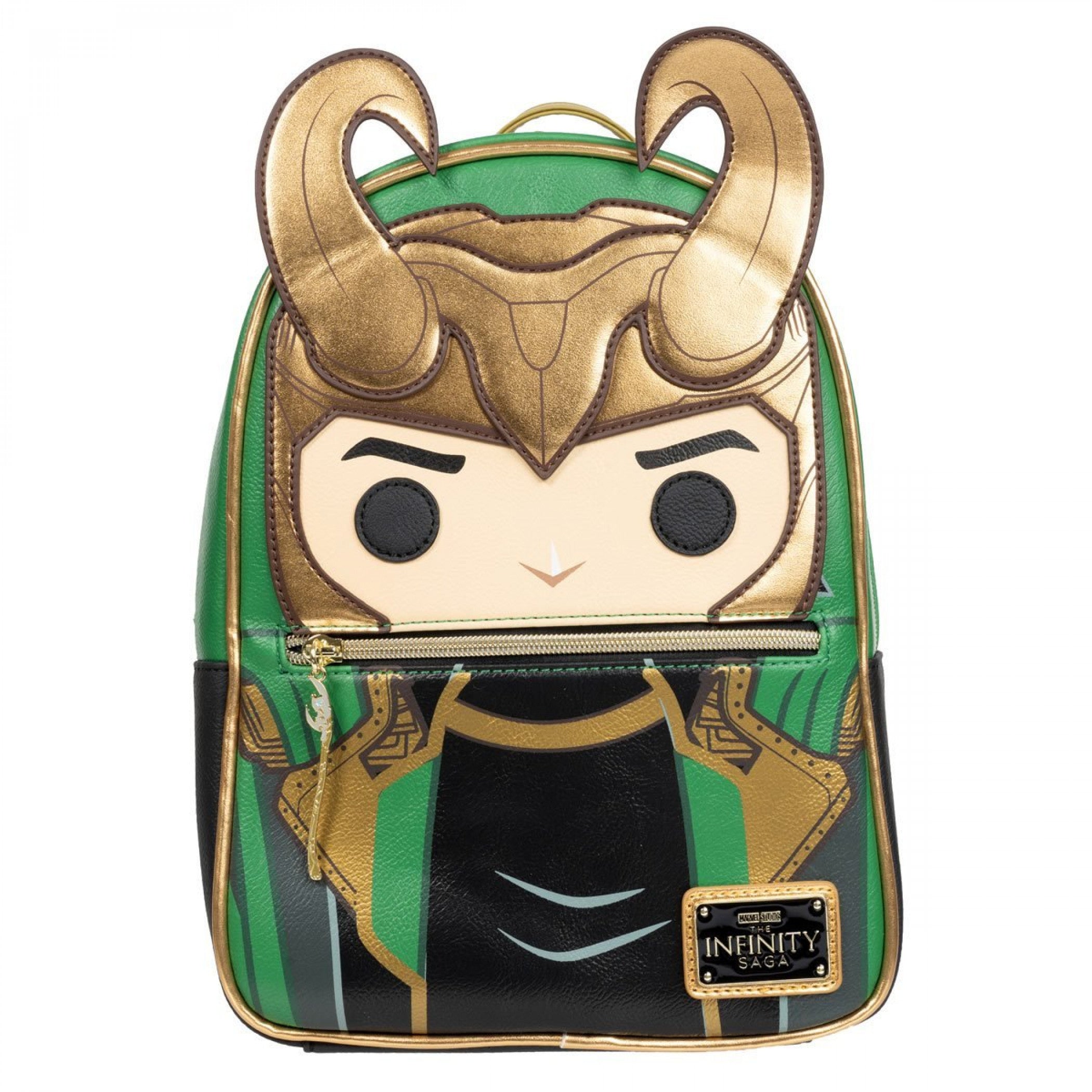 Loki w/ Glow-in-the-Dark Scepter Pop! Mini-Backpack By Loungefly