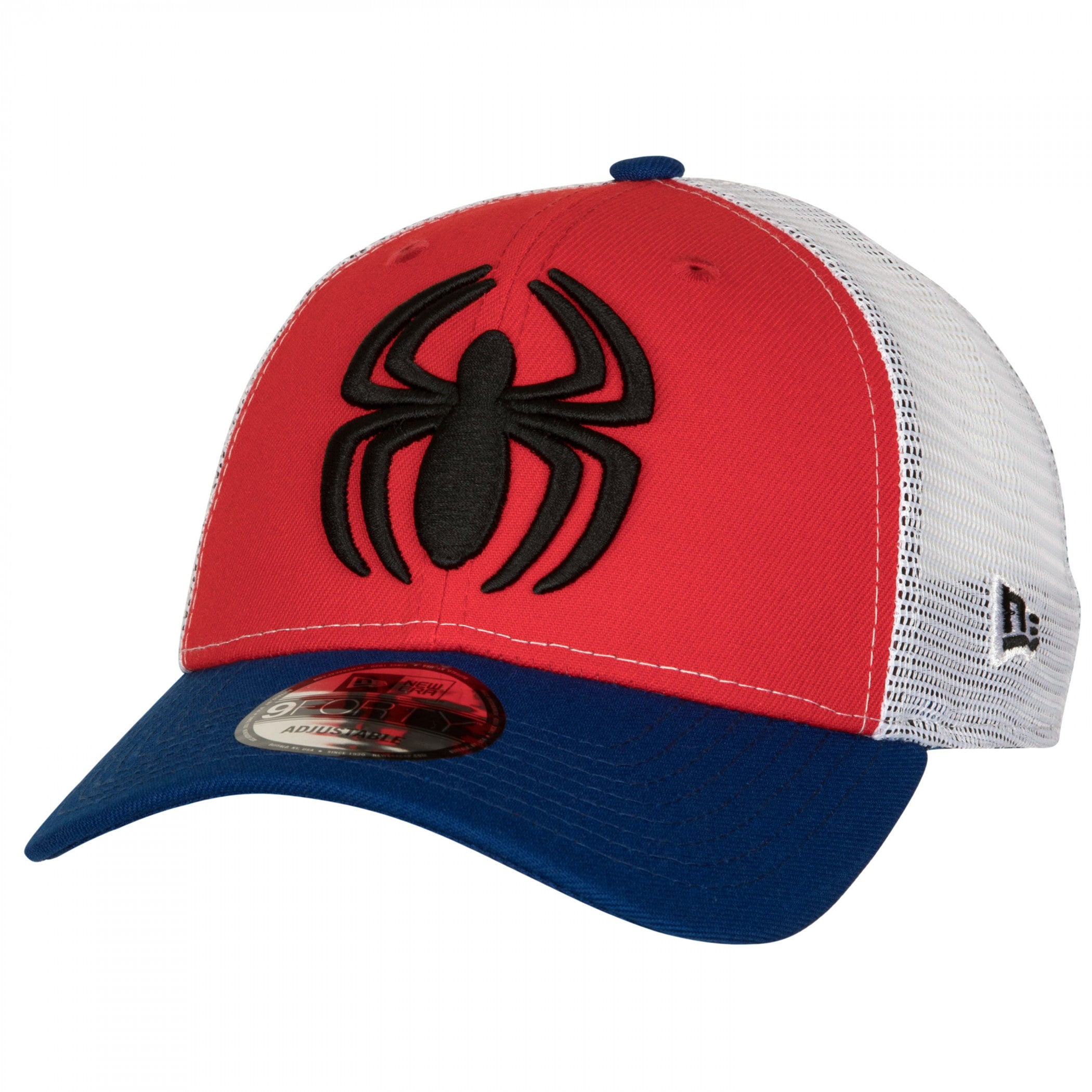 Spider-Man Logo New Era 9Forty Adjustable Trucker Hat