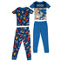 Sonic The Hedgehog Let's Roll 4-Piece Boys Pajama Set