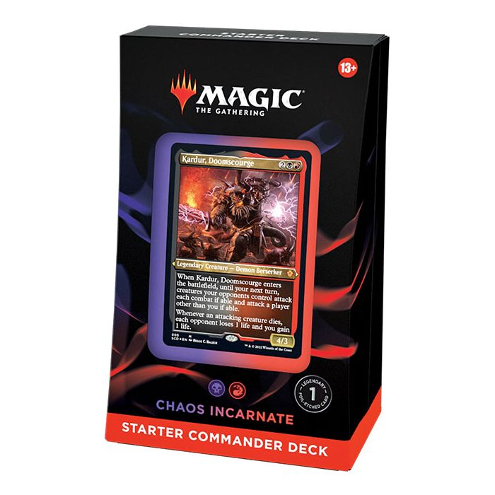 Magic The Gathering Starter Commander Deck 2022 Chaos Incarnate