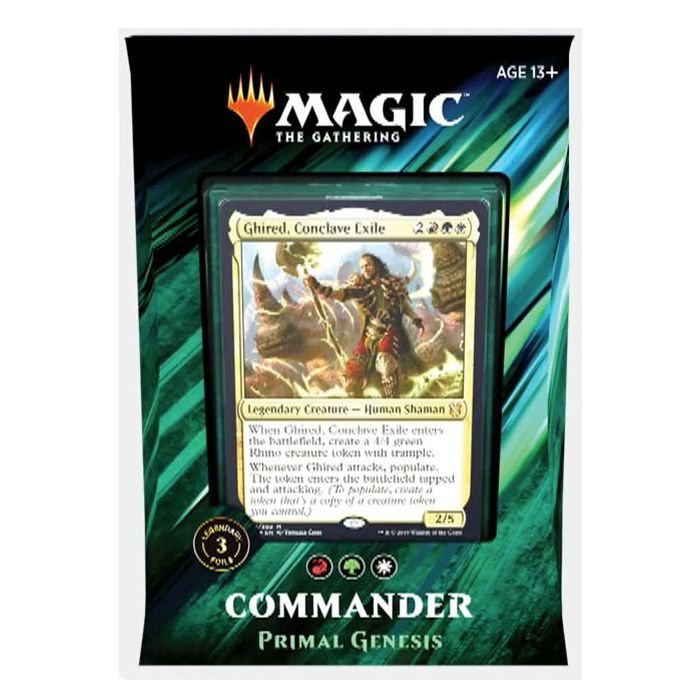Magic The Gathering Commander 2019 Primal Genesis
